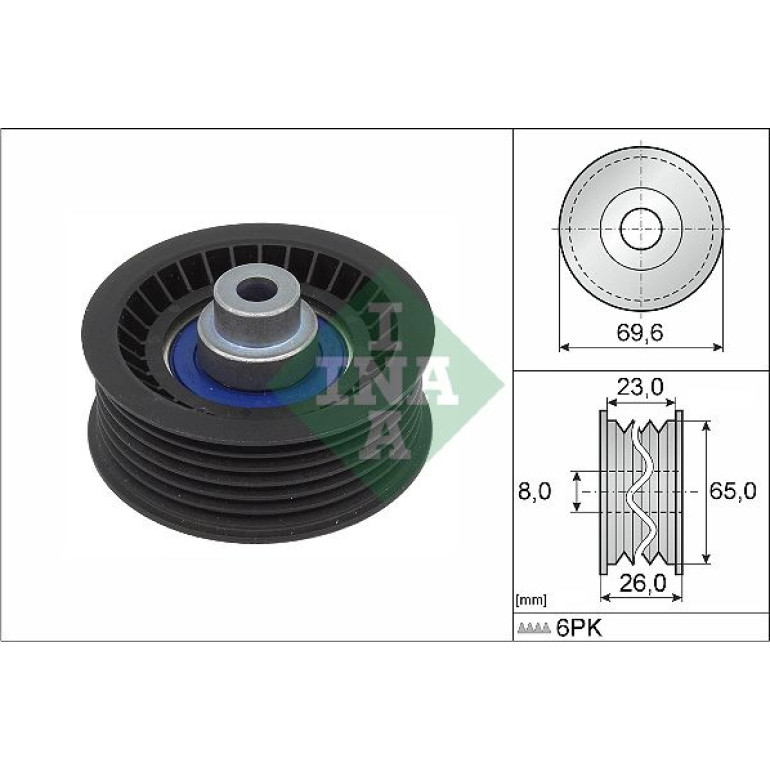 Umlenk-/Führungsrolle, Keilrippenriemen 532 0917 10 Umlenk-/Führungsrolle, Keilrippenriemen 532 0917 10