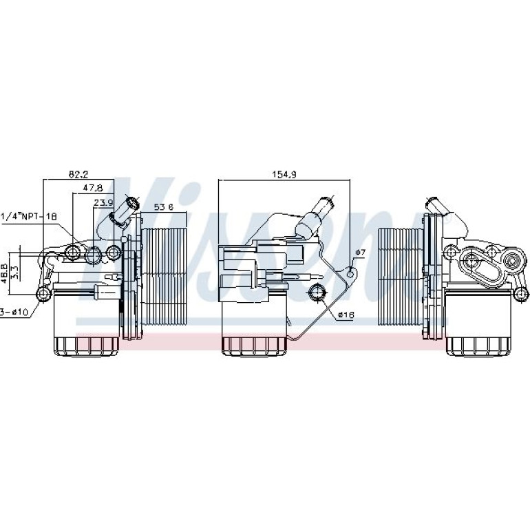 Ölkühler PKW 90893 Ölkühler PKW 90893
