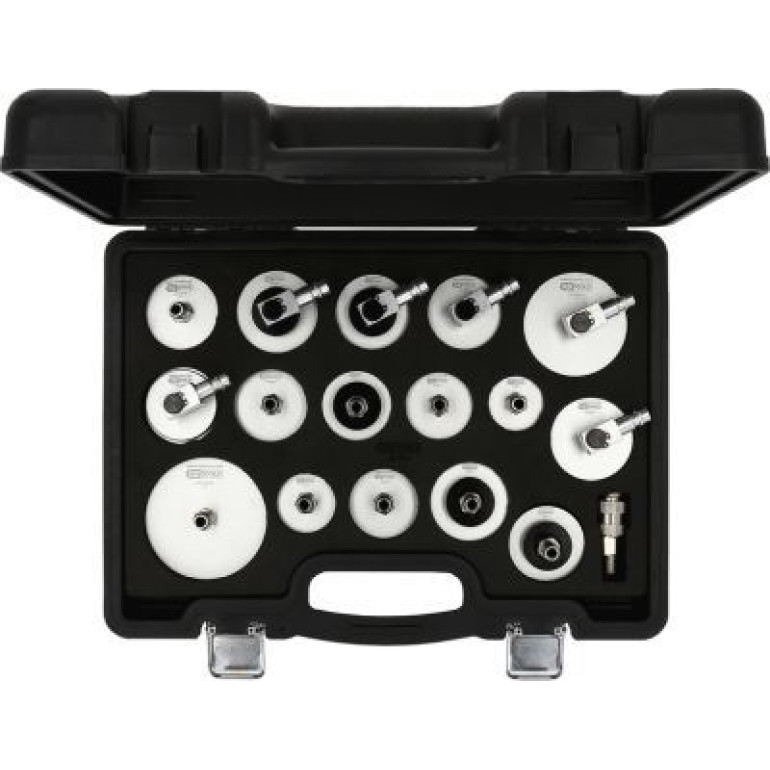 KS TOOLS ZESTAW ADAPTERÓW DYSZY ODPOWIETRZAJ CYCH, 17 SZT. 160.0815 KS TOOLS ZESTAW ADAPTERÓW DYSZY ODPOWIETRZAJ CYCH, 17 SZT. 160.0815