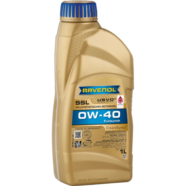 RAVENOL Motoröl Super Synthetik Öl SSL SAE 0W-40 1 Liter 1111108-001-01-999 RAVENOL Motoröl Super Synthetik Öl SSL SAE 0W-40 1 Liter 1111108-001-01-999