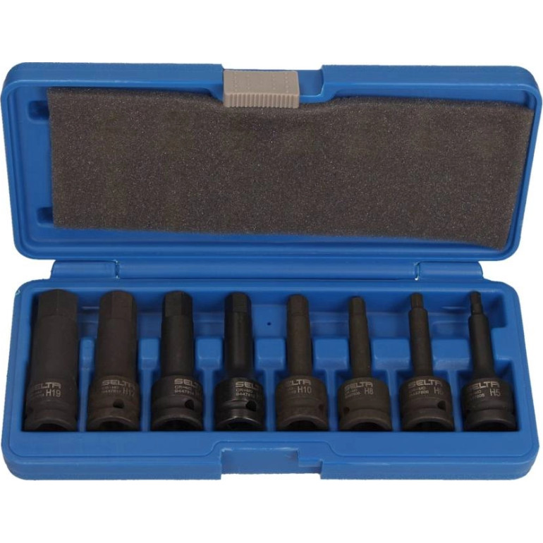 Satz Schlagbits Hex, 1/2 8-Teilig, H5-H19 9087 Satz Schlagbits Hex, 1/2 8-Teilig, H5-H19 9087