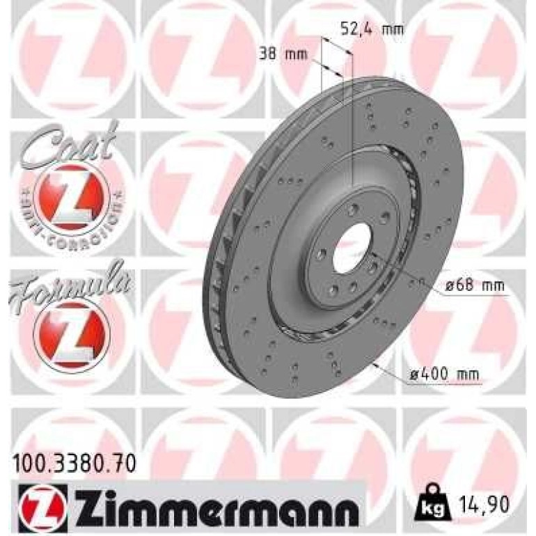 Bremsscheibe VA Sport 100.3380.70