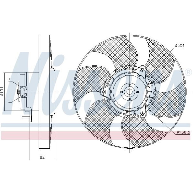 Kühlerlüfter PKW 85900