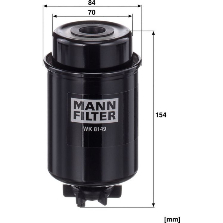 Mann & Hummel Kraftstofffilter LKW WK 8149 Mann & Hummel Kraftstofffilter LKW WK 8149