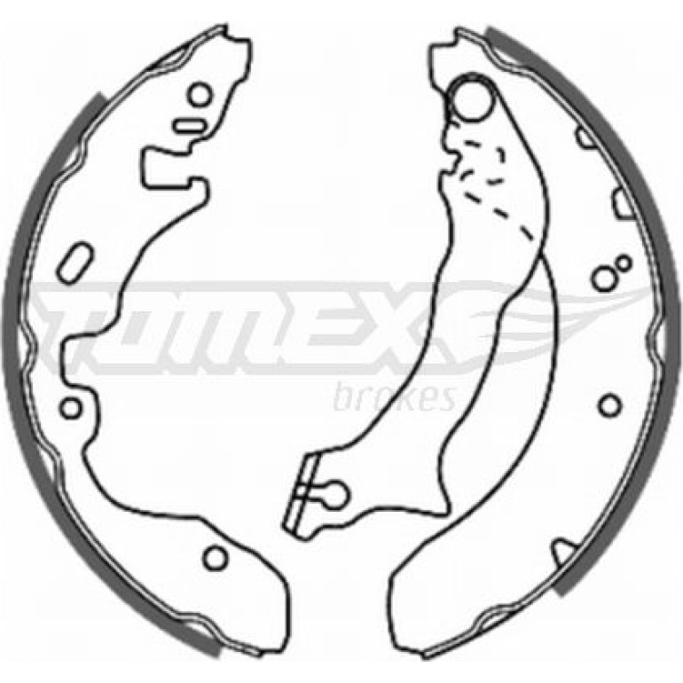 TOMEX brakes Bremsbackensatz TX 20-84