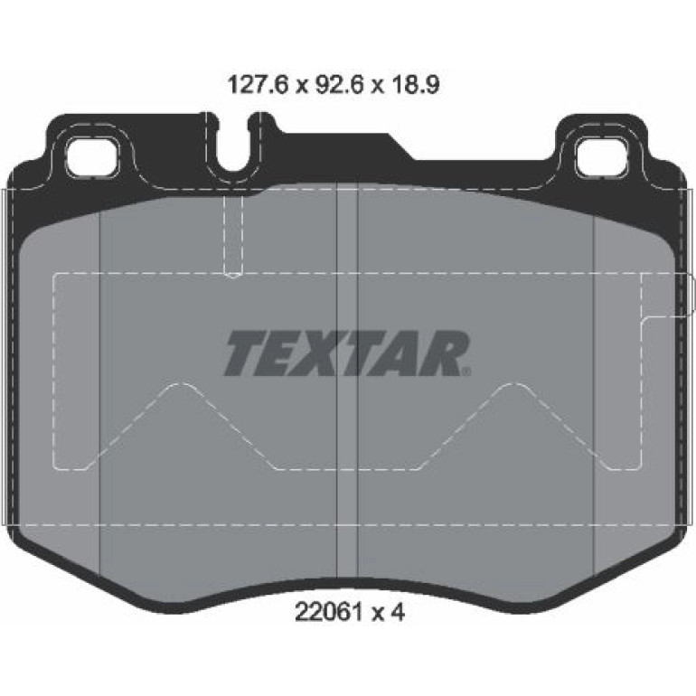 Bremsbelagsatz Db P. W205/X253 2.0-3.0 14 2206101 Bremsbelagsatz Db P. W205/X253 2.0-3.0 14 2206101