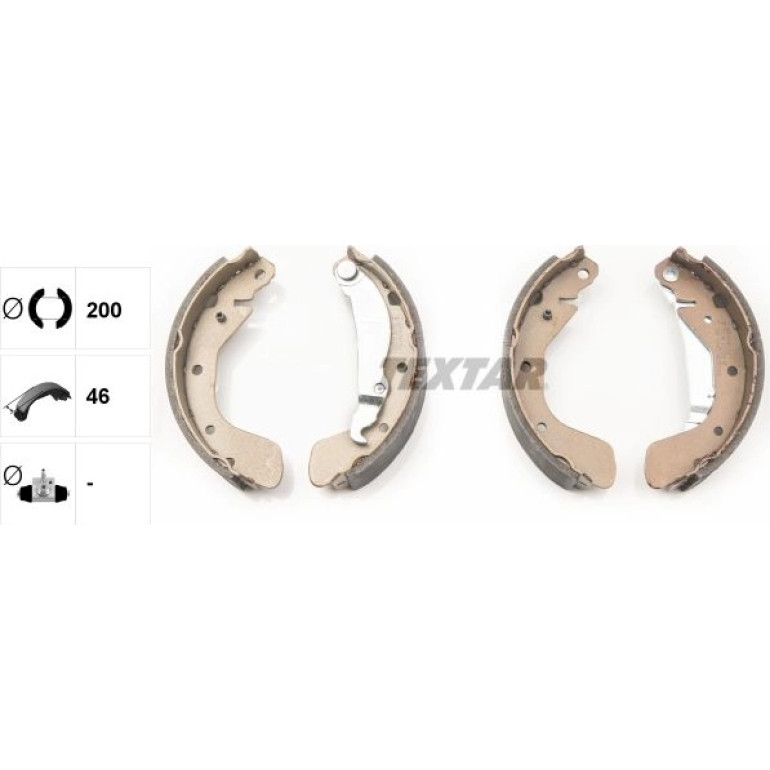 Bremsbacken Opel Corsa C 00 91058200
