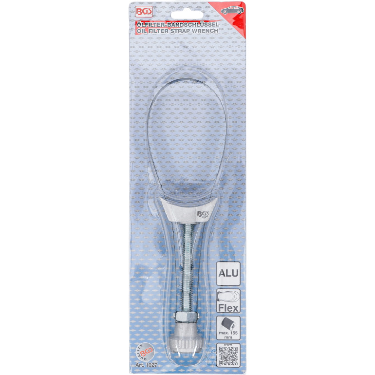 BGS Ölfilter-Bandschlüssel Federbandstahl Alu-Druckguss Ø 110 - 155 mm 1027 BGS Ölfilter-Bandschlüssel Federbandstahl Alu-Druckguss Ø 110 - 155 mm 1027