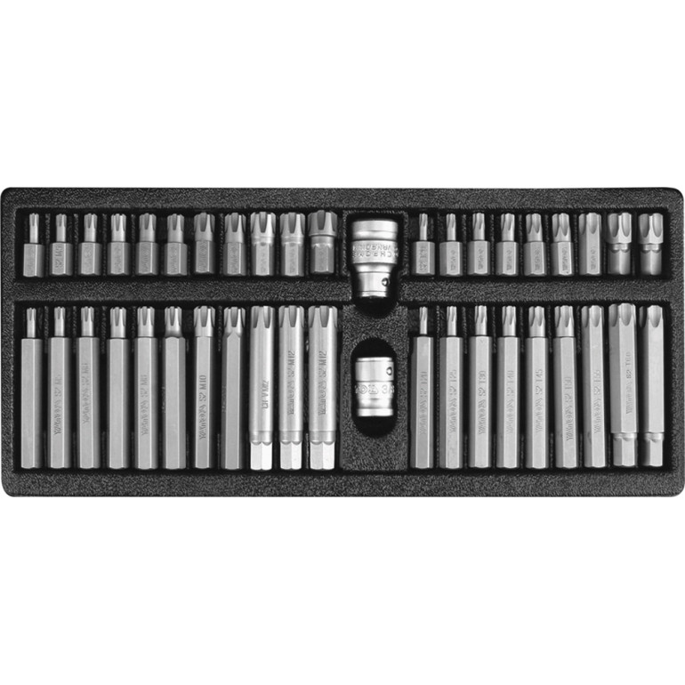 Bitsatz 42-Tlg. Torx Security & Ribe Im Metallkasten YT-0420 Bitsatz 42-Tlg. Torx Security & Ribe Im Metallkasten YT-0420
