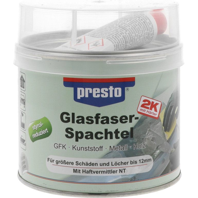 Presto Glasfaserspachtel 1kg 601112 Presto Glasfaserspachtel 1kg 601112