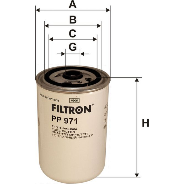 FILTRON Kraftstofffilter PP 971 FILTRON Kraftstofffilter PP 971