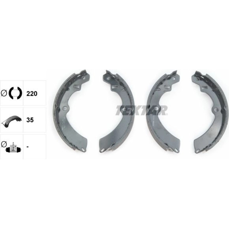 Bremsbacken Suzuki Vitara 1.6 -91 91042800 Bremsbacken Suzuki Vitara 1.6 -91 91042800