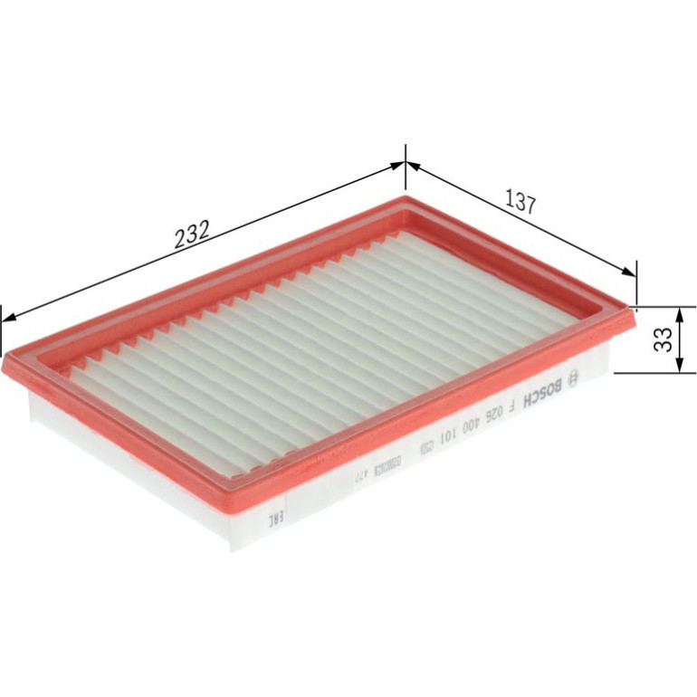 Luftfilter F 026 400 101 Luftfilter F 026 400 101