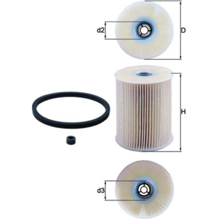 MAHLE Kraftstofffilter KX 231D MAHLE Kraftstofffilter KX 231D