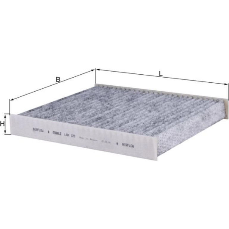 MAHLE Filter, Innenraumluft LAK 120 MAHLE Filter, Innenraumluft LAK 120