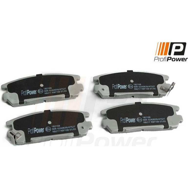 PROFIPOWER Bremsbelagsatz, Scheibenbremse 1B2168 PROFIPOWER Bremsbelagsatz, Scheibenbremse 1B2168