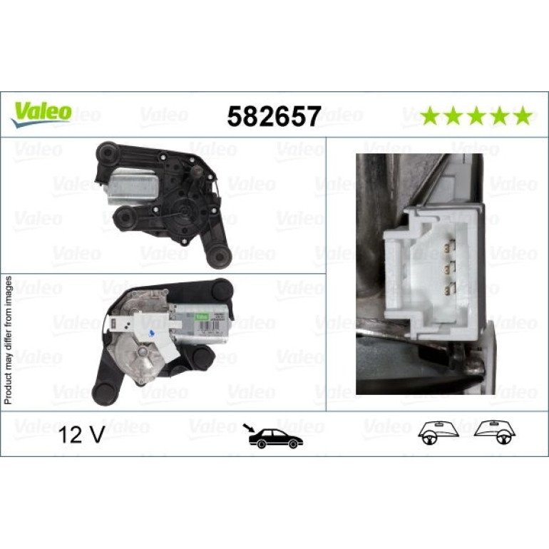Wischermotor hinten 582657 Wischermotor hinten 582657