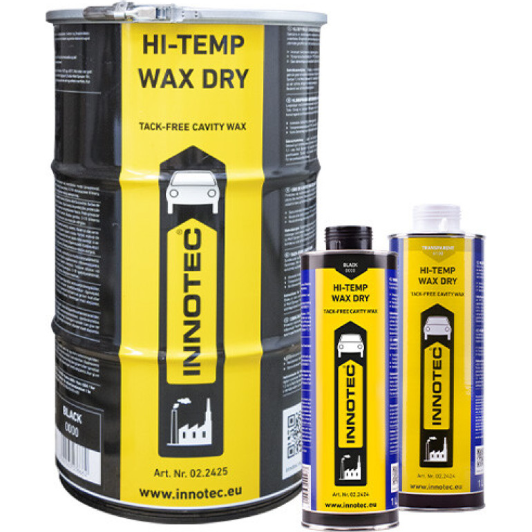Innotec Hi-Temp Wax Dry Unterboden- & Hohlraumkonservierung Transparent 1000 ml 1 Liter Saugdose 1364
