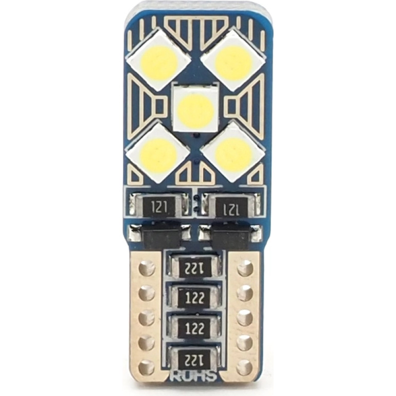 LED Glassockel W5W W2,1x9,5d 10x 2835 SMD Weiß T10 Canbus LED Glassockel W5W W2,1x9,5d 10x 2835 SMD Weiß T10 Canbus