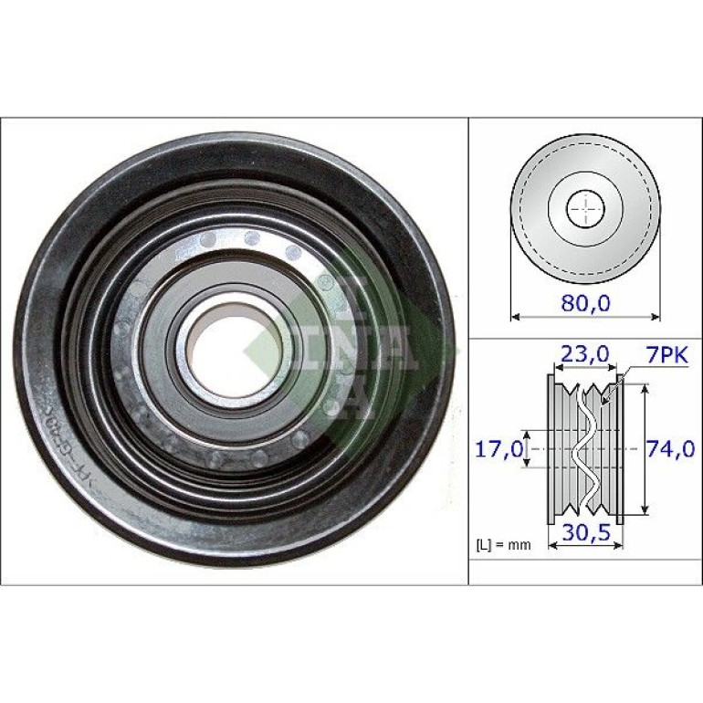 Umlenk-/Führungsrolle, Keilrippenriemen 532 0580 10 Umlenk-/Führungsrolle, Keilrippenriemen 532 0580 10