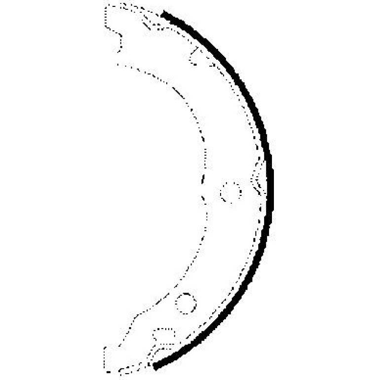 Bremsbacken Fiat Ducato 00 91062100 Bremsbacken Fiat Ducato 00 91062100
