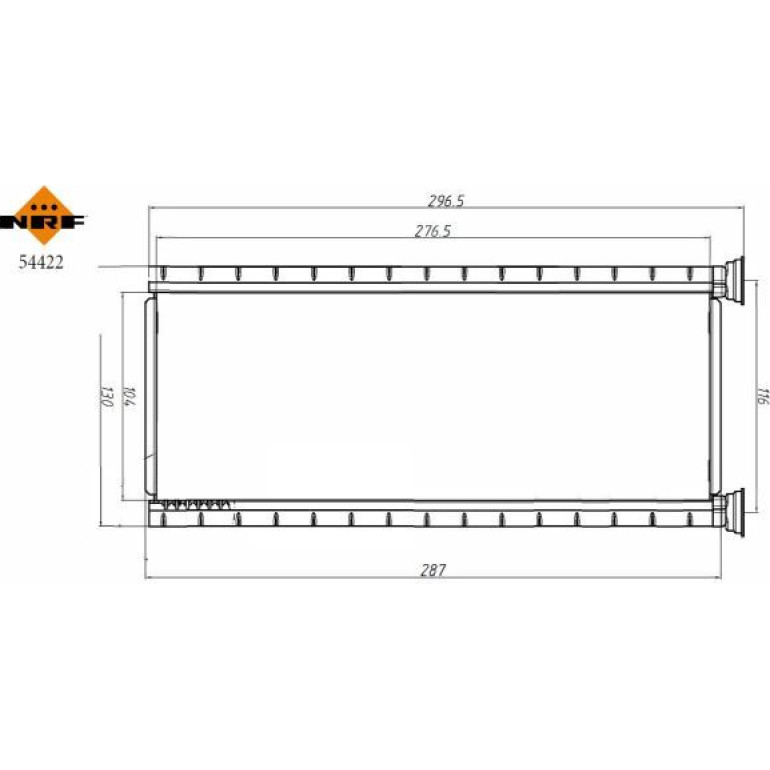 WÄRMETAUSCHER, INNENRAUMHEIZUNG NRF54422 WÄRMETAUSCHER, INNENRAUMHEIZUNG NRF54422