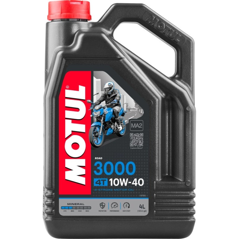 Motul 3000 Road 4T MA2 10W-40 4 Liter 107693 Motul 3000 Road 4T MA2 10W-40 4 Liter 107693