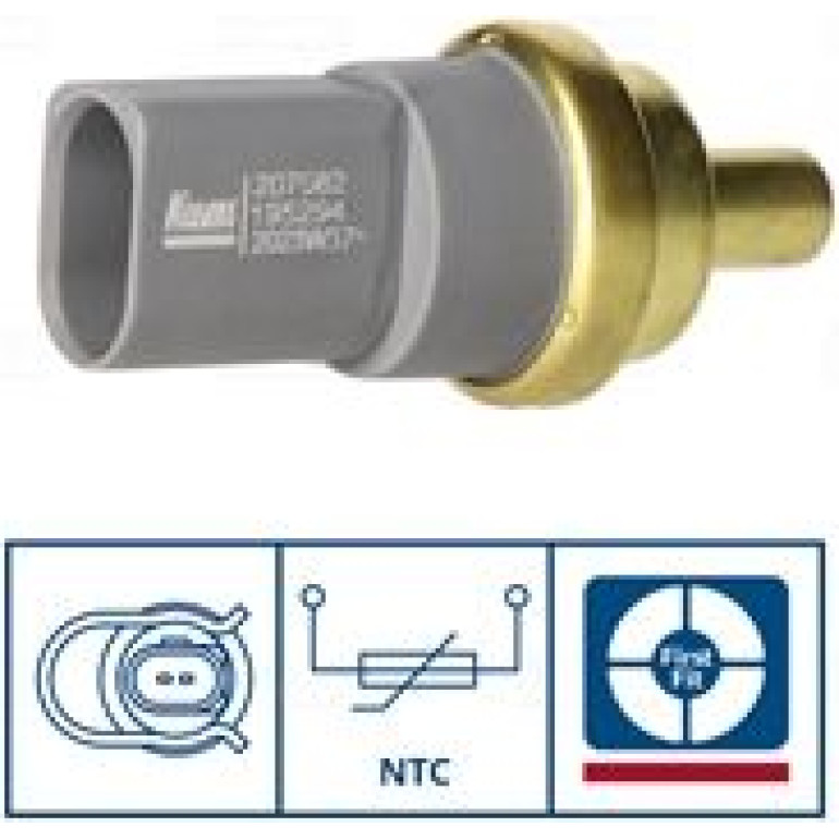 NISSENS Sensor, Kühlmitteltemperatur 207082 NISSENS Sensor, Kühlmitteltemperatur 207082