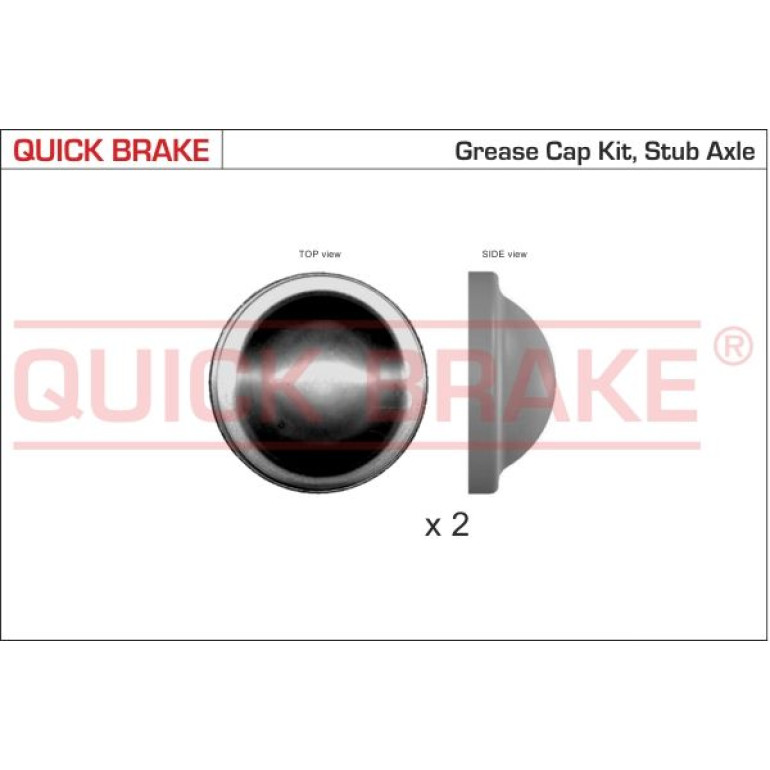 QUICK BRAKE Kappe, Radlager 9829K QUICK BRAKE Kappe, Radlager 9829K