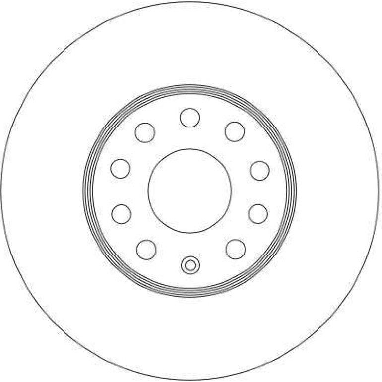 Bremsscheibe Vw P. Golf 5/A3/Octavia/Caddy/Touran 288X25Mm DF4295 Bremsscheibe Vw P. Golf 5/A3/Octavia/Caddy/Touran 288X25Mm DF4295
