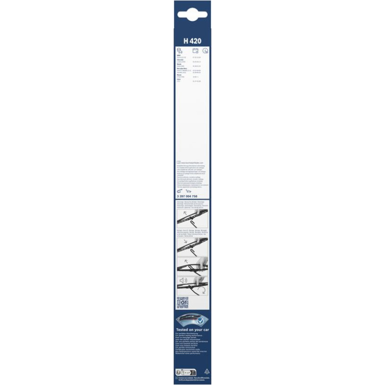 Bosch Wischerblatt H420 3397004758 Bosch Wischerblatt H420 3397004758
