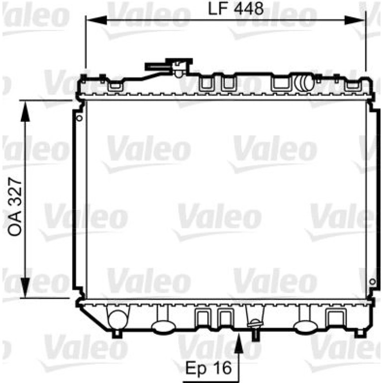 VALEO Motorkühler 730461 VALEO Motorkühler 730461