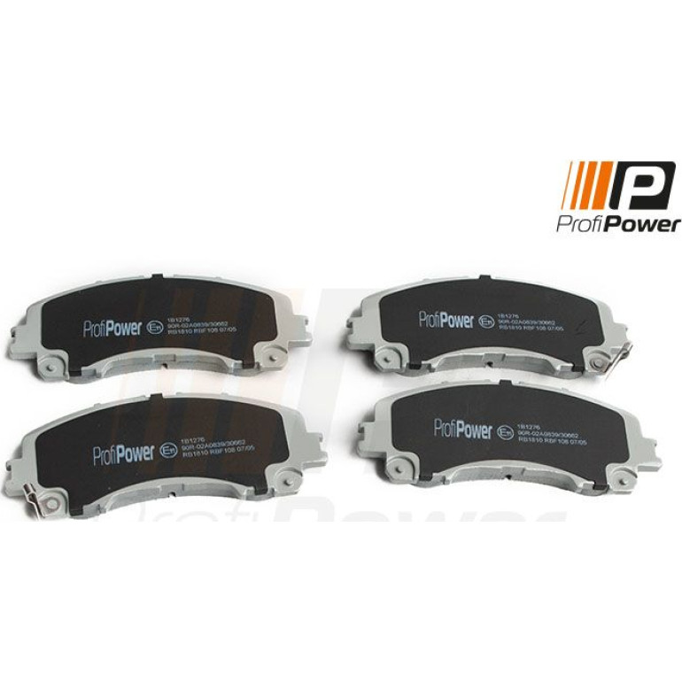 PROFIPOWER Bremsbelagsatz, Scheibenbremse 1B1276 PROFIPOWER Bremsbelagsatz, Scheibenbremse 1B1276