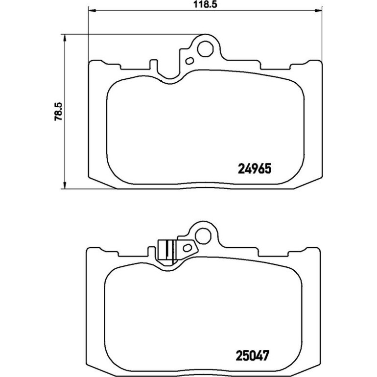 BREMBO Bremsklötze VA P 83 131 BREMBO Bremsklötze VA P 83 131