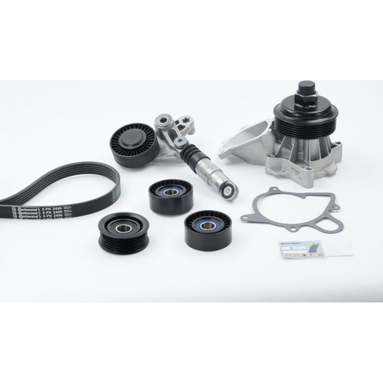 CONTINENTAL CTAM Wasserpumpe + Keilrippenriemensatz 6PK2490WP1