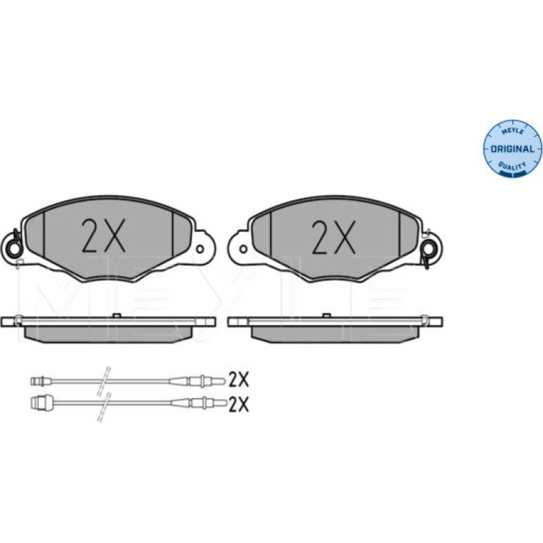Bremsbelagsatz Citroen P. Xantia 98- Mit Sensor 025 231 3518/W Bremsbelagsatz Citroen P. Xantia 98- Mit Sensor 025 231 3518/W