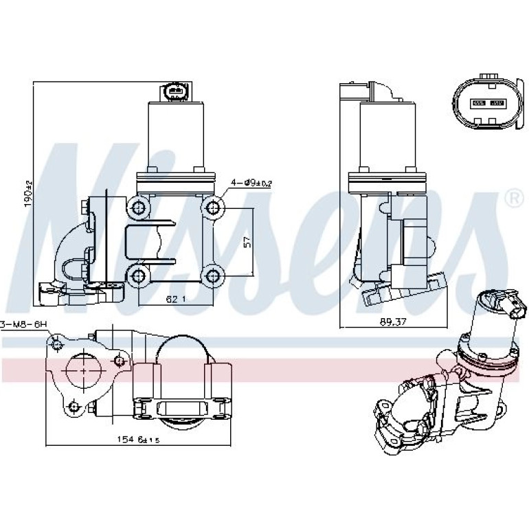 NISSENS Agr-Ventil 98355 NISSENS Agr-Ventil 98355