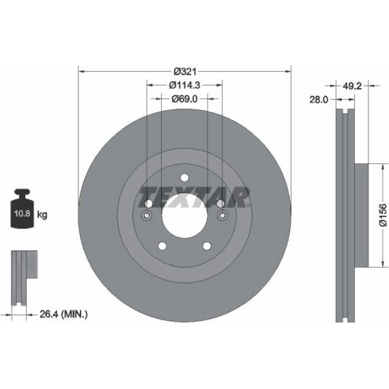 Bremsscheibe 92242905 Bremsscheibe 92242905