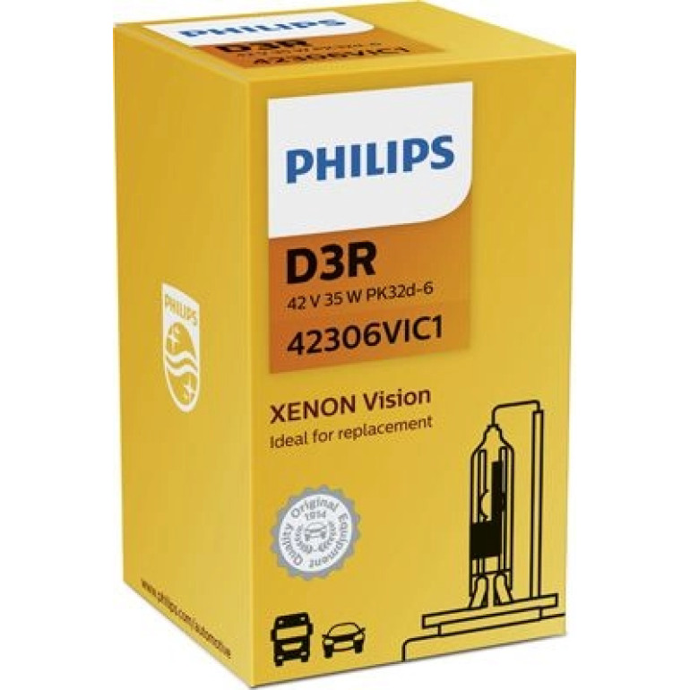 D3R 35W PK32d-6 Xenon Vision 4400K 1 Stück Philips 42306VIC1 D3R 35W PK32d-6 Xenon Vision 4400K 1 Stück Philips 42306VIC1