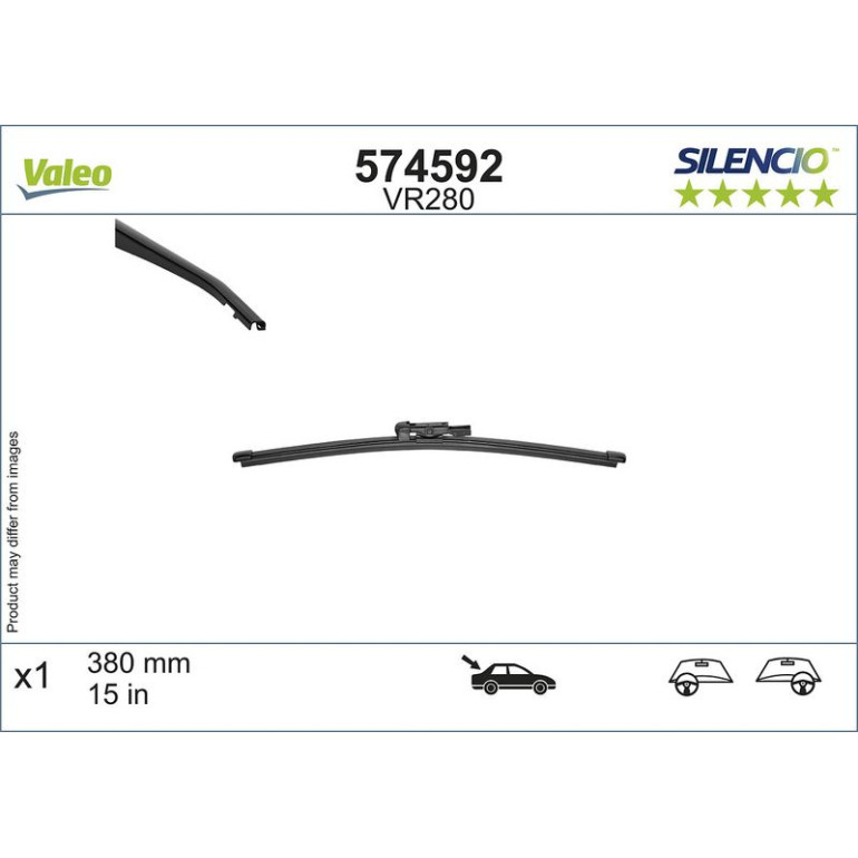 VALEO Silencio Rear (1Stk) 574592 VALEO Silencio Rear (1Stk) 574592