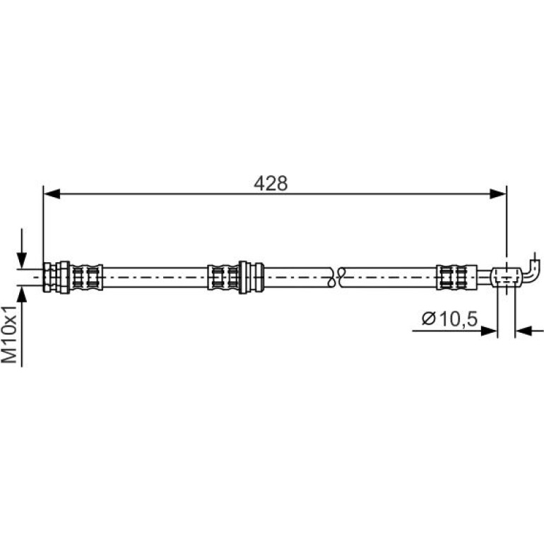 Bremsschlauch HA 1987476166