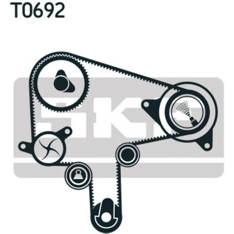 SKF Zahnriemensatz VKMA 94919 SKF Zahnriemensatz VKMA 94919