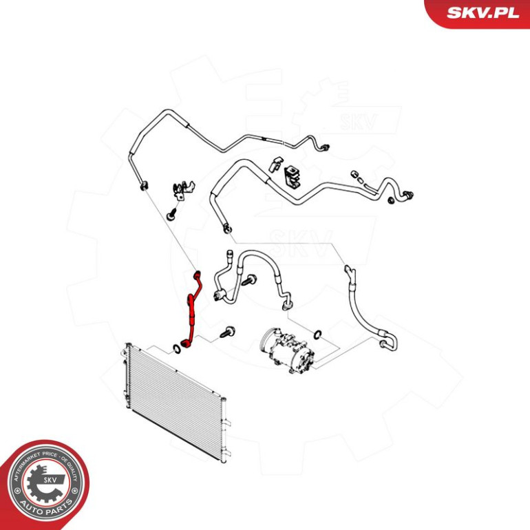 ESEN SKV Hochdruck-/Niederdruckleitung, Klimaanlage 54SKV622