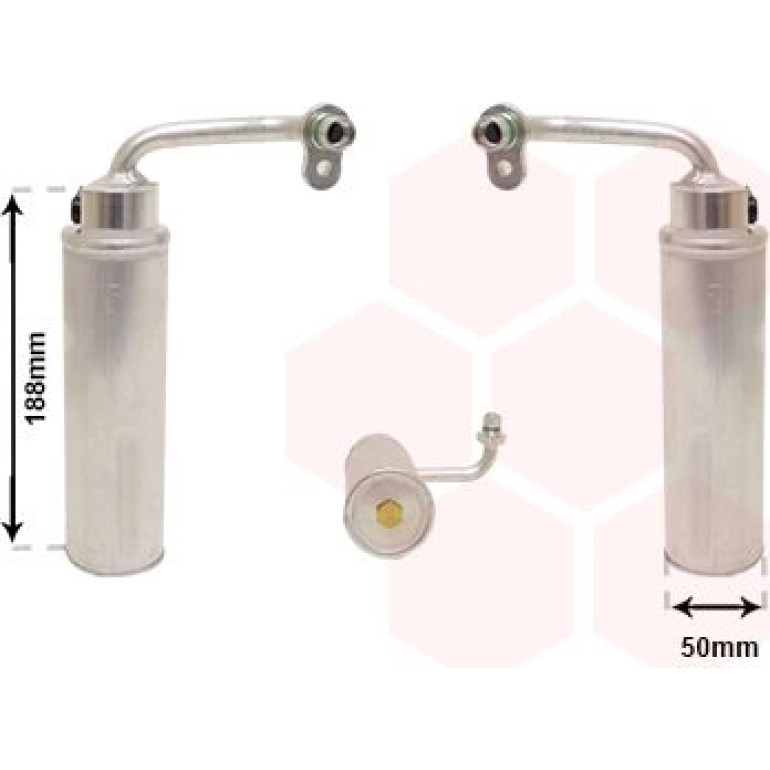 VAN WEZEL Trockner, Klimaanlage 1300D285 VAN WEZEL Trockner, Klimaanlage 1300D285