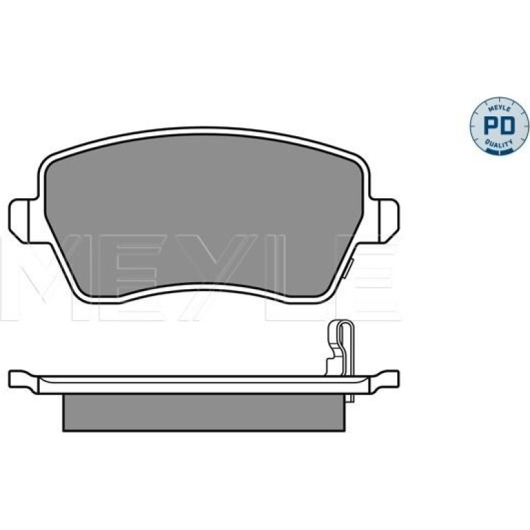 Bremsbelagsatz Opel P. Agilla 07-/Swift 05-/Splash 025 244 0317/PD Bremsbelagsatz Opel P. Agilla 07-/Swift 05-/Splash 025 244 0317/PD