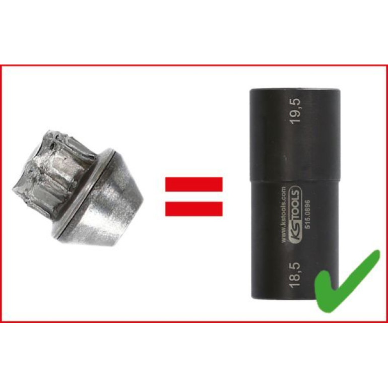 KS TOOLS 1/2 Spezial-Steckschlüsselsatz 515.0895