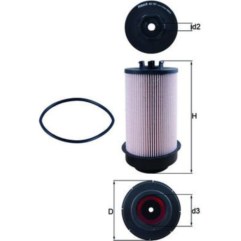 MAHLE Kraftstofffilter KX 181D