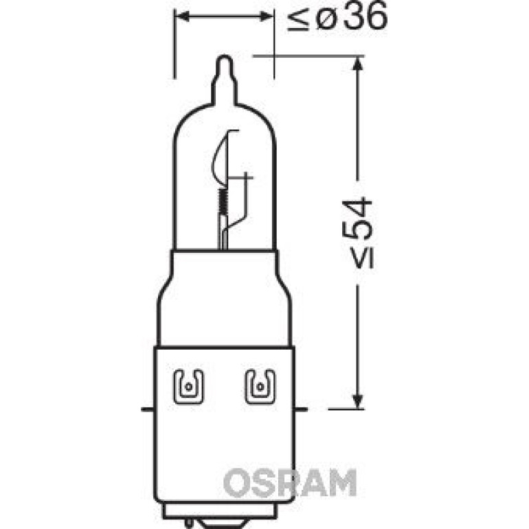 S2 OSRAM 12V 35/35W BA20d 64327 S2 OSRAM 12V 35/35W BA20d 64327