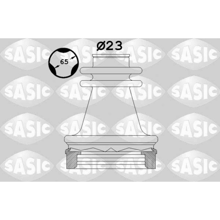 SASIC Faltenbalgsatz, Antriebswelle 1904035 SASIC Faltenbalgsatz, Antriebswelle 1904035
