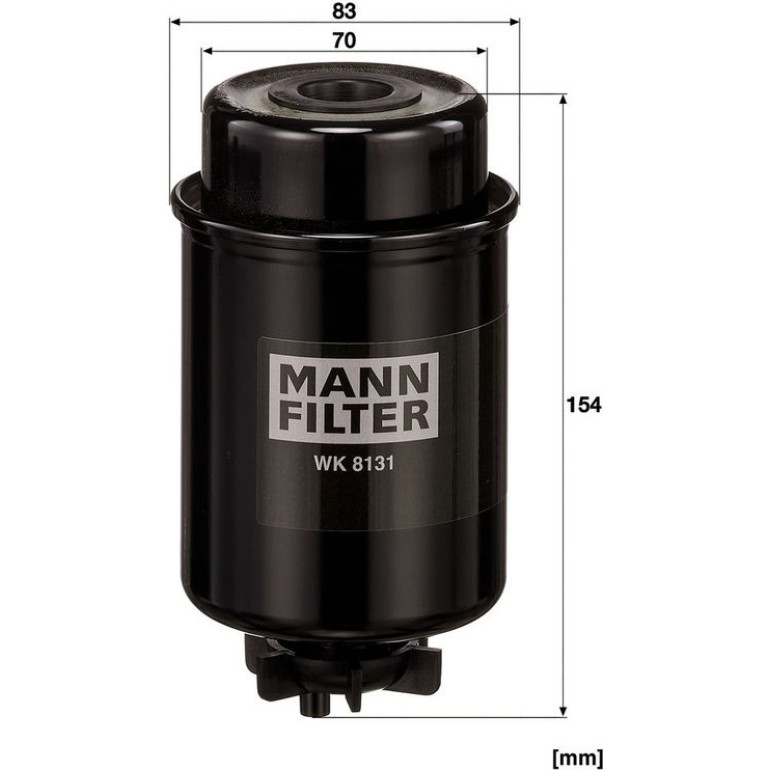 Mann & Hummel Kraftstofffilter LKW WK 8131 Mann & Hummel Kraftstofffilter LKW WK 8131